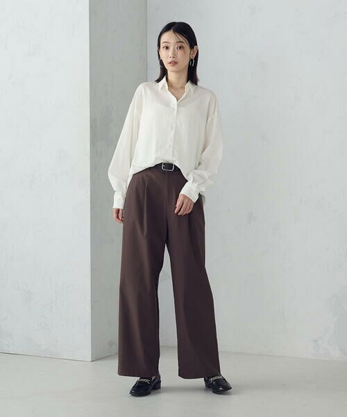 COMME CA ISM / コムサイズム シャツ・ブラウス | ニュアンス ロングシャツ | 詳細2