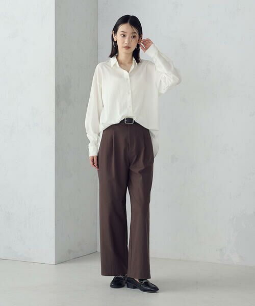 COMME CA ISM / コムサイズム シャツ・ブラウス | ニュアンス ロングシャツ | 詳細3
