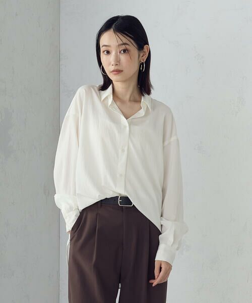 COMME CA ISM / コムサイズム シャツ・ブラウス | ニュアンス ロングシャツ | 詳細5