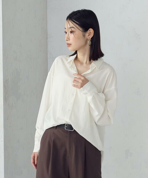 COMME CA ISM / コムサイズム シャツ・ブラウス | ニュアンス ロングシャツ | 詳細6