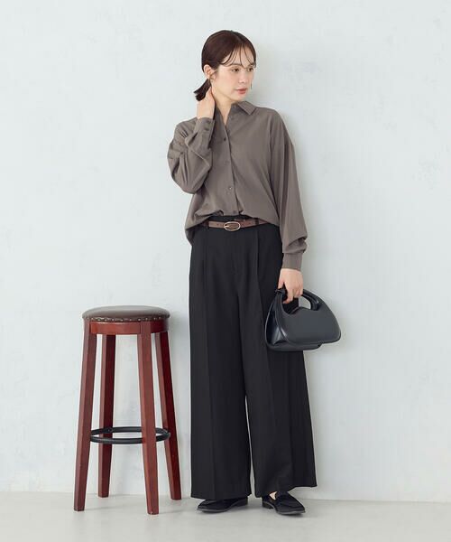 COMME CA ISM / コムサイズム シャツ・ブラウス | ニュアンス ロングシャツ | 詳細19