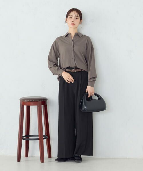 COMME CA ISM / コムサイズム シャツ・ブラウス | ニュアンス ロングシャツ | 詳細20