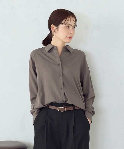 COMME CA ISM / コムサイズム シャツ・ブラウス | ニュアンス ロングシャツ | 詳細21