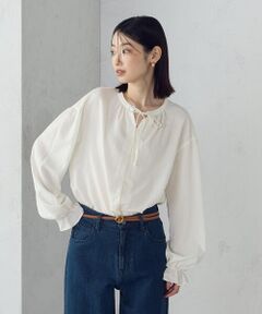 COMME CA ISM / コムサイズム シャツ・ブラウス | キャンディスリーブ ブラウス