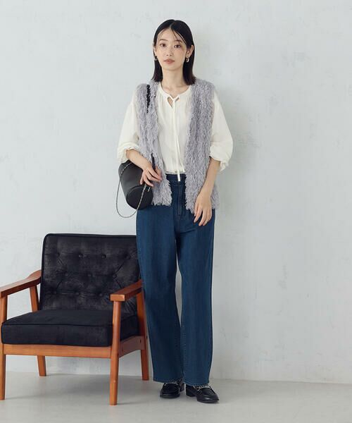 COMME CA ISM / コムサイズム ベスト | フリンジジレ | 詳細2