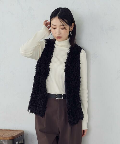 COMME CA ISM / コムサイズム ベスト | フリンジジレ | 詳細14