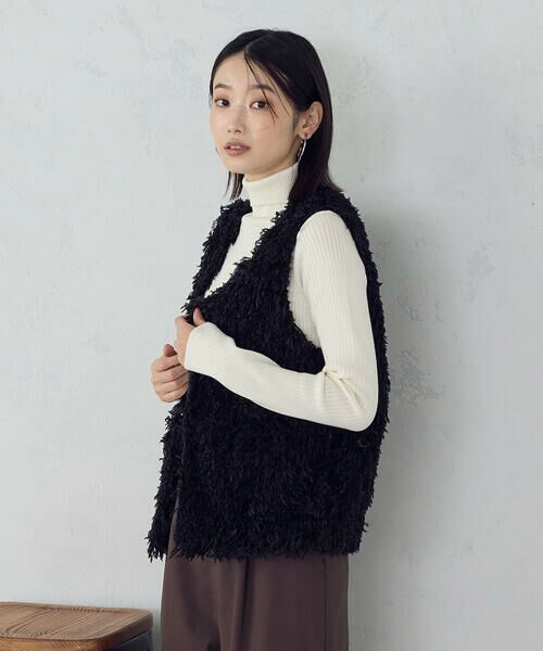 COMME CA ISM / コムサイズム ベスト | フリンジジレ | 詳細15