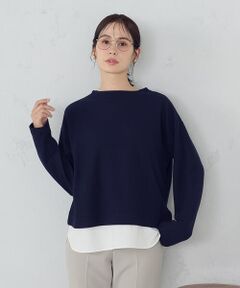 COMME CA ISM / コムサイズム カットソー | 【セットアイテム】ボトルネックカットソー＋タンクトップ