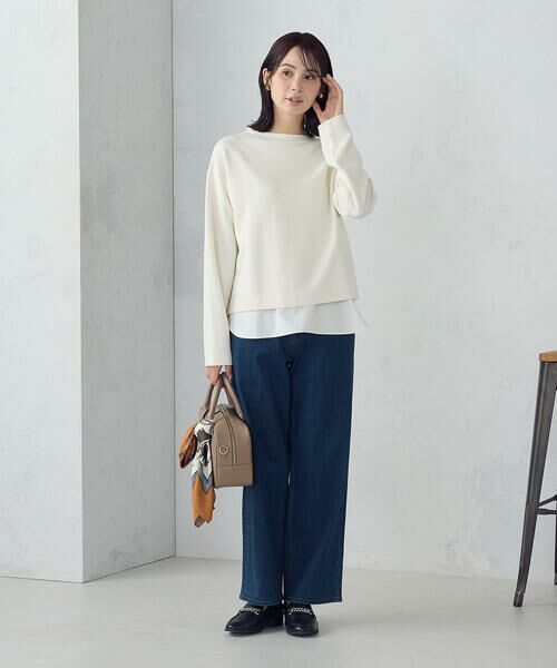 COMME CA ISM / コムサイズム カットソー | 【セットアイテム】ボトルネックカットソー＋タンクトップ | 詳細1