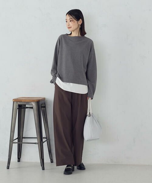 COMME CA ISM / コムサイズム カットソー | 【セットアイテム】ボトルネックカットソー＋タンクトップ | 詳細8