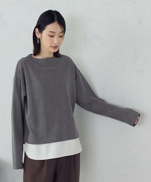 COMME CA ISM / コムサイズム カットソー | 【セットアイテム】ボトルネックカットソー＋タンクトップ | 詳細9