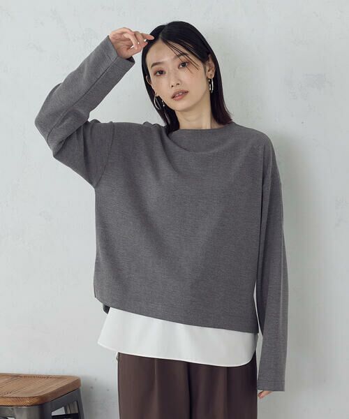 COMME CA ISM / コムサイズム カットソー | 【セットアイテム】ボトルネックカットソー＋タンクトップ | 詳細10