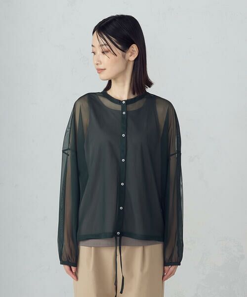 COMME CA ISM / コムサイズム シャツ・ブラウス | 【オンライン・店舗限定】シアーシャツ＋タンクトップ | 詳細15