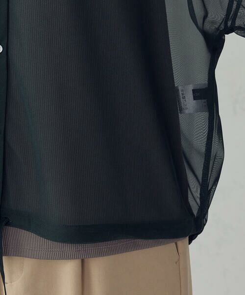 COMME CA ISM / コムサイズム シャツ・ブラウス | 【オンライン・店舗限定】シアーシャツ＋タンクトップ | 詳細20