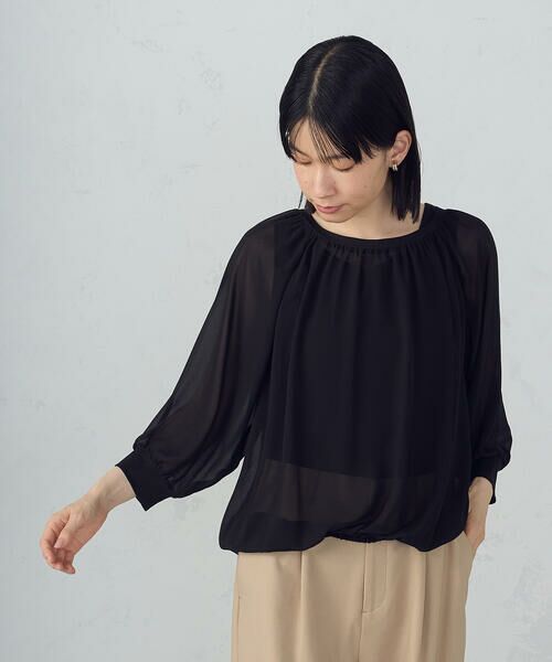 COMME CA ISM / コムサイズム シャツ・ブラウス | 【オンライン・店舗限定】バルーンスリーブ ブラウス＋タンクトップ | 詳細5