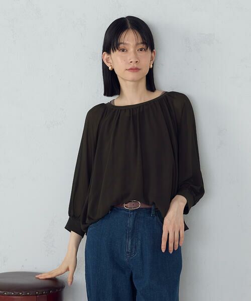 COMME CA ISM / コムサイズム シャツ・ブラウス | 【オンライン・店舗限定】バルーンスリーブ ブラウス＋タンクトップ | 詳細9