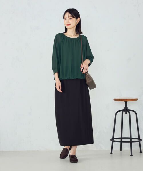 COMME CA ISM / コムサイズム シャツ・ブラウス | 【オンライン・店舗限定】バルーンスリーブ ブラウス＋タンクトップ | 詳細13