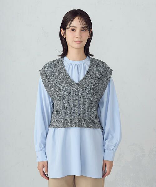 COMME CA ISM / コムサイズム ベスト | 【セットアイテム】ベスト＋ブラウス | 詳細14