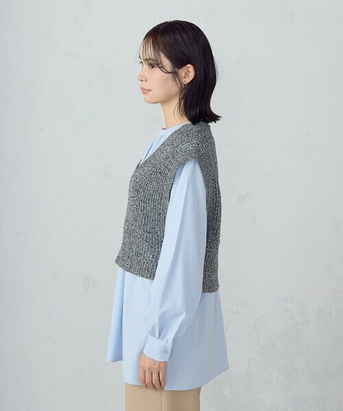 COMME CA ISM / コムサイズム ベスト | 【セットアイテム】ベスト＋ブラウス | 詳細15