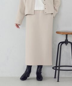 COMME CA ISM / コムサイズム ロング・マキシ丈スカート | 【新色追加】ダンボールニット ナロースカート / セットアップ対応