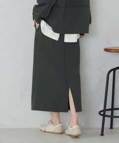 COMME CA ISM / コムサイズム ロング・マキシ丈スカート | 【新色追加】ダンボールニット ナロースカート / セットアップ対応