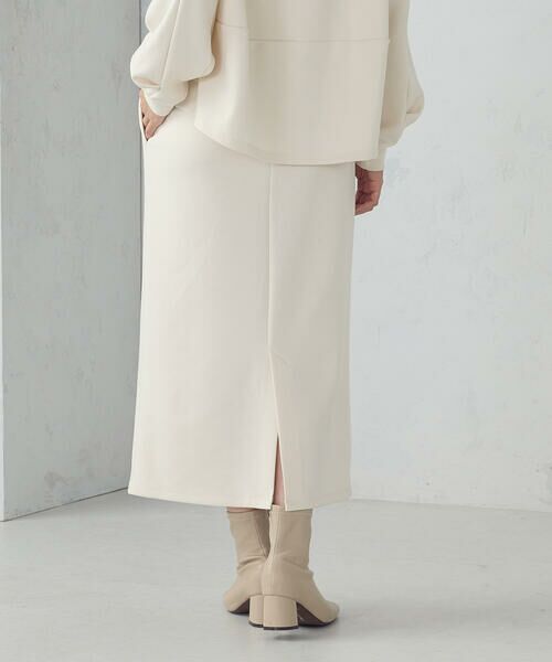 COMME CA ISM / コムサイズム ロング・マキシ丈スカート | 【新色追加】ダンボールニット ナロースカート / セットアップ対応 | 詳細5