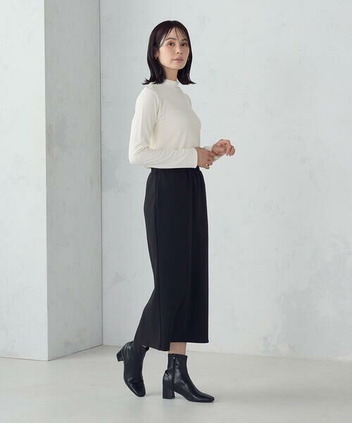 COMME CA ISM / コムサイズム ロング・マキシ丈スカート | 【新色追加】ダンボールニット ナロースカート / セットアップ対応 | 詳細6