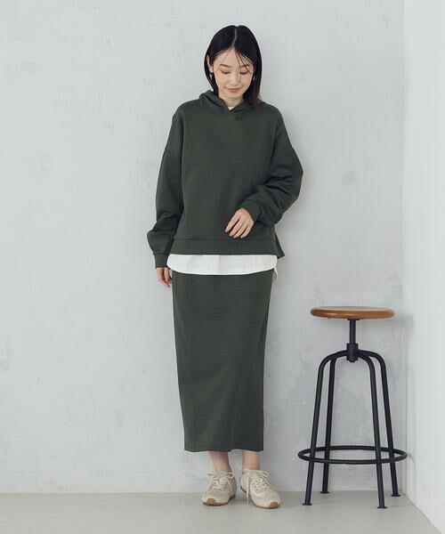 COMME CA ISM / コムサイズム ロング・マキシ丈スカート | 【新色追加】ダンボールニット ナロースカート / セットアップ対応 | 詳細30