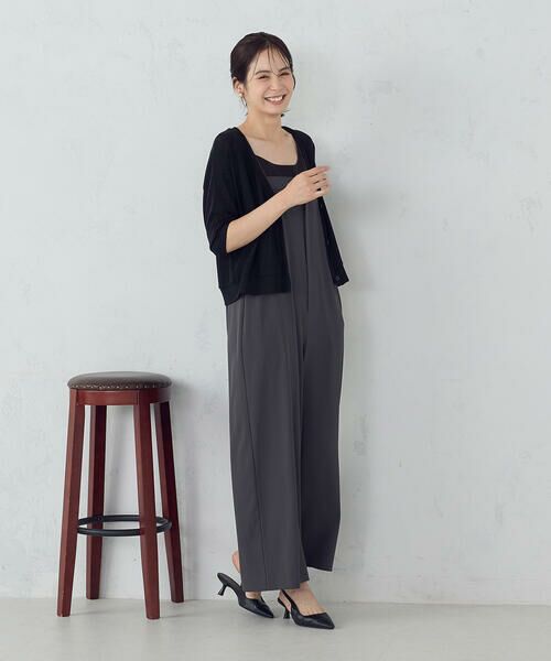 COMME CA ISM / コムサイズム カーディガン・ボレロ | クロップド ラメ ドルマンシルエット カーディガン | 詳細6