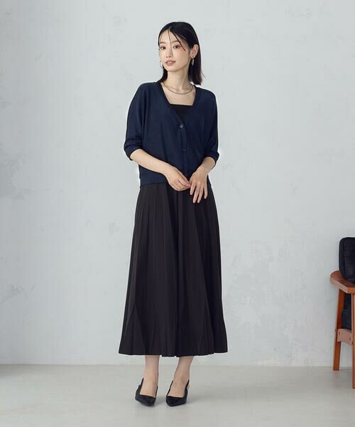 COMME CA ISM / コムサイズム カーディガン・ボレロ | クロップド ラメ ドルマンシルエット カーディガン | 詳細12