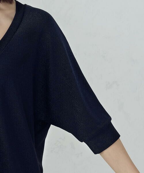 COMME CA ISM / コムサイズム カーディガン・ボレロ | クロップド ラメ ドルマンシルエット カーディガン | 詳細18