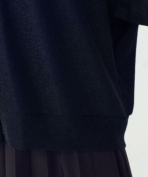 COMME CA ISM / コムサイズム カーディガン・ボレロ | クロップド ラメ ドルマンシルエット カーディガン | 詳細19
