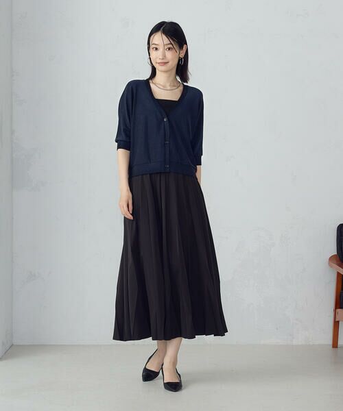 COMME CA ISM / コムサイズム カーディガン・ボレロ | クロップド ラメ ドルマンシルエット カーディガン | 詳細11