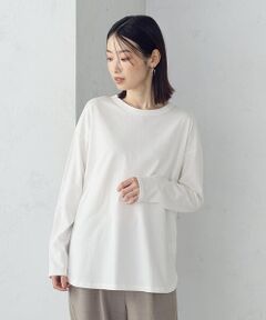 COMME CA ISM / コムサイズム カットソー | 裾スリット ロングＴシャツ