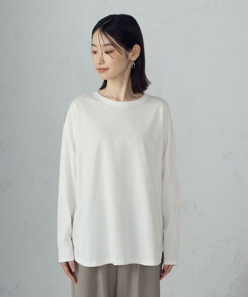 COMME CA ISM / コムサイズム カットソー | 裾スリット ロングＴシャツ | 詳細4