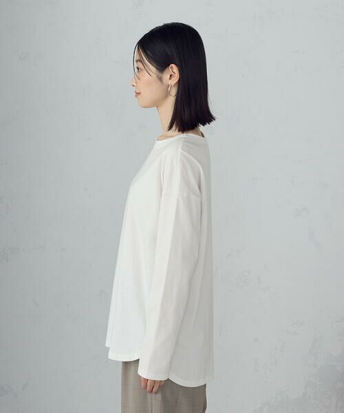 COMME CA ISM / コムサイズム カットソー | 裾スリット ロングＴシャツ | 詳細5