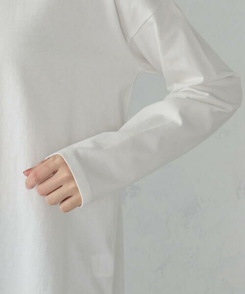 COMME CA ISM / コムサイズム カットソー | 裾スリット ロングＴシャツ | 詳細8