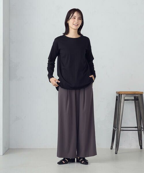 COMME CA ISM / コムサイズム カットソー | 裾スリット ロングＴシャツ | 詳細11