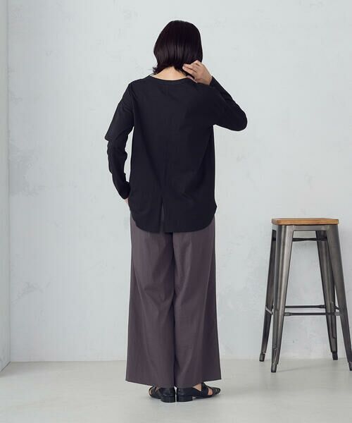 COMME CA ISM / コムサイズム カットソー | 裾スリット ロングＴシャツ | 詳細12