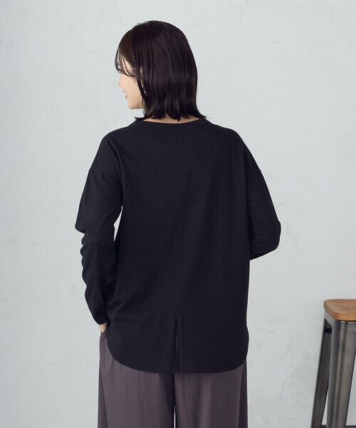 COMME CA ISM / コムサイズム カットソー | 裾スリット ロングＴシャツ | 詳細13