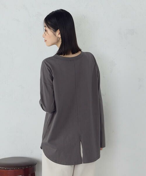 COMME CA ISM / コムサイズム カットソー | 裾スリット ロングＴシャツ | 詳細21