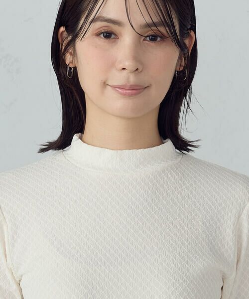 COMME CA ISM / コムサイズム カットソー | プチハイネック ロングTシャツ | 詳細7