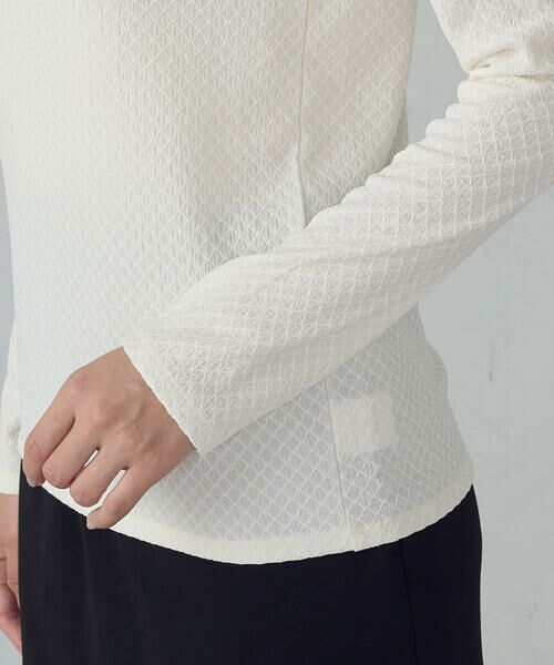 COMME CA ISM / コムサイズム カットソー | プチハイネック ロングTシャツ | 詳細8