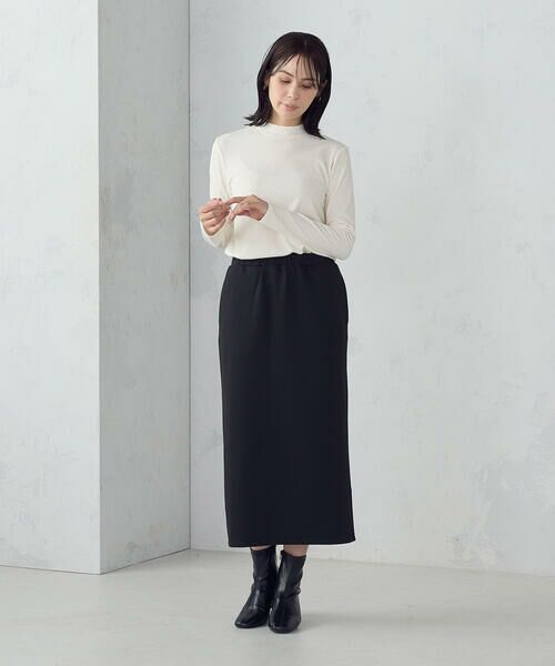 COMME CA ISM / コムサイズム カットソー | プチハイネック ロングTシャツ | 詳細2