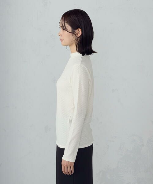 COMME CA ISM / コムサイズム カットソー | プチハイネック ロングTシャツ | 詳細5