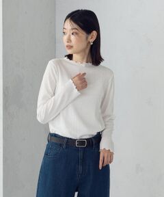 COMME CA ISM / コムサイズム カットソー | シャーリング カットソー