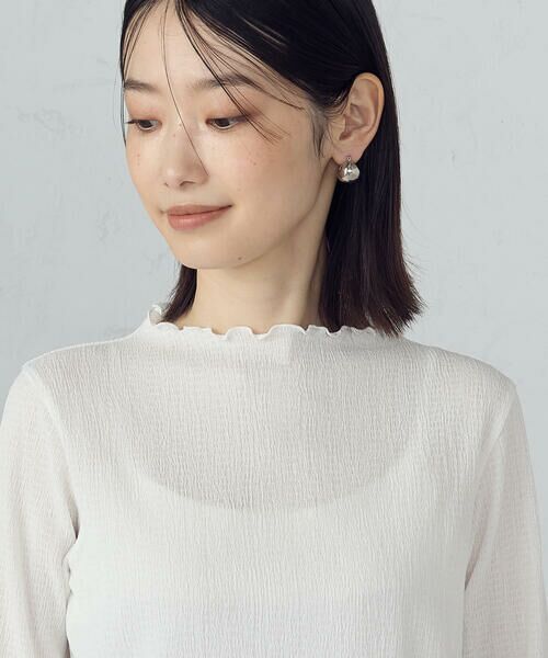 COMME CA ISM / コムサイズム カットソー | シャーリング カットソー | 詳細8