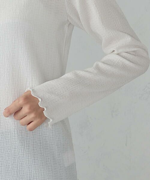 COMME CA ISM / コムサイズム カットソー | シャーリング カットソー | 詳細9