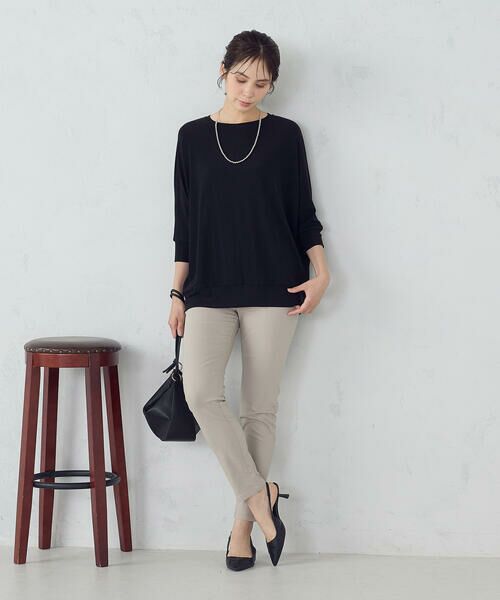 COMME CA ISM / コムサイズム カットソー | ラメドルマン コクーンシルエットカットソー | 詳細7