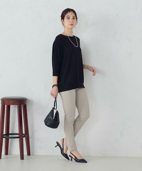 COMME CA ISM / コムサイズム カットソー | ラメドルマン コクーンシルエットカットソー | 詳細8